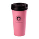 Термочашка Happy Life Creative Cafe Style 500 мл з ручкою, рожева