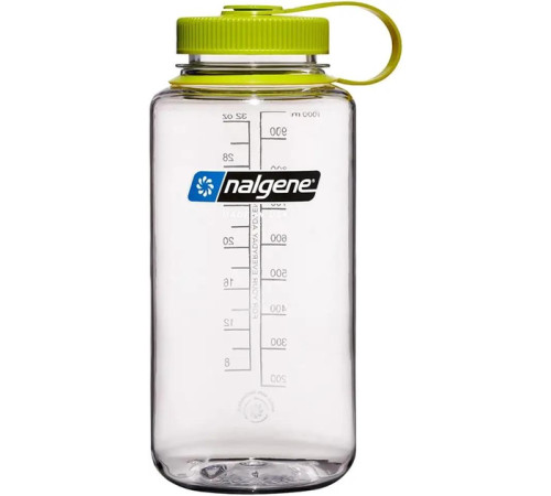 Пляшка Nalgene 1 л WM Clear Sustain - зелена
