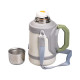 Термос Yiwu HP-14-21V туристичний Vacuum Cup 1,5 л з фліп кришкою та складаними ручками, сіро-зелений