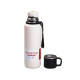 Термос Yiwu HP-14-28W High Bottle 1 л із заварником та фліп кришкою, білий