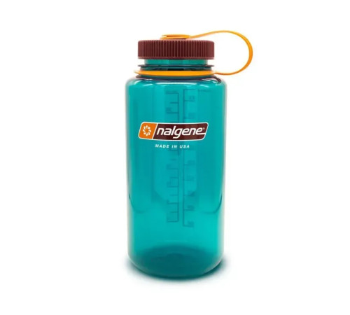 Пляшка для води Nalgene 1 л WM Teal Sustain, бірюзова Пляшка для води Nalgene 1 л WM Teal Sustain, бірюзова