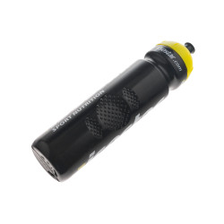 Пляшка ISOSTAR 1000 мл чорно-жовта