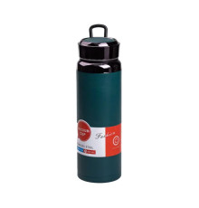 Термос Yiwu HP-14-29GR Vacuum Sports 1 л з нержавіючої сталі, темно-зелений