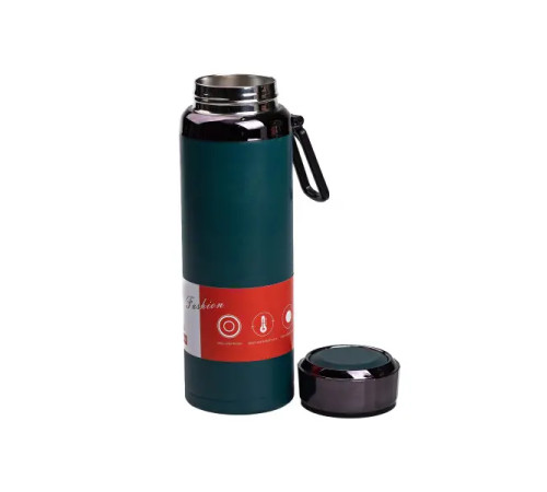 Термос Yiwu HP-14-29GR Vacuum Sports 1 л з нержавіючої сталі, темно-зелений Термос Yiwu HP-14-29GR Vacuum Sports 1 л з нержавіючої сталі, темно-зелений
