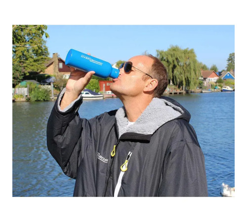 Пляшка для води OverBoard OB1208B-EU, 750ML - синя Пляшка для води OverBoard OB1208B-EU, 750ML - синя