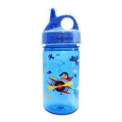 Дитяча пляшка для води Nalgene 350 мл Grip-n-Gulp, синя