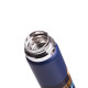 Термос Yiwu HP-14-30BL Vacuum Sports 1 л з датчиком температури та ситечком, темно-синій