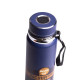 Термос Yiwu HP-14-30BL Vacuum Sports 1 л з датчиком температури та ситечком, темно-синій