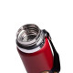 Термос Yiwu HP-14-30R Vacuum Sports 1 л з датчиком температури та ситечком, червоний