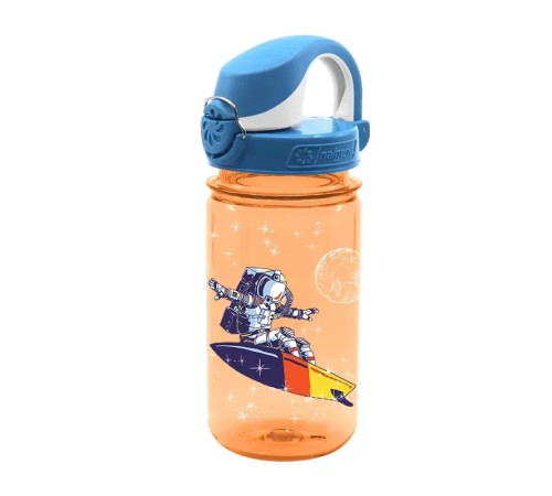 Дитяча пляшка для води Nalgene 350 мл OTF Kids, помаранчево-синя