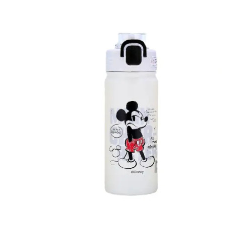 Термос дитячий Yiwu HP-14-3B Disney 500 мл з кришкою на защіпці, білий Термос дитячий Yiwu HP-14-3B Disney 500 мл з кришкою на защіпці, білий