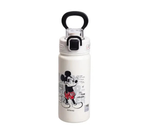 Термос дитячий Yiwu HP-14-3B Disney 500 мл з кришкою на защіпці, білий Термос дитячий Yiwu HP-14-3B Disney 500 мл з кришкою на защіпці, білий
