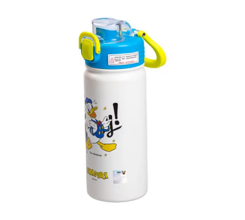 Термос дитячий Yiwu HP-14-3BL Disney 500 мл з кришкою на защіпці, різнокольоровий Термос дитячий Yiwu HP-14-3BL Disney 500 мл з кришкою на защіпці, різнокольоровий