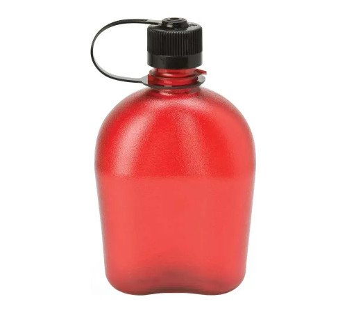 Пляшка для води Nalgene 1 л Canteen Red Sustain, червона