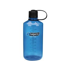 Пляшка для води Nalgene 1 л Narrow Mouth Loop-Tops, синя