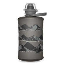 Пляшка м'яка HydraPak 350 мл Stow Mountains, сіра