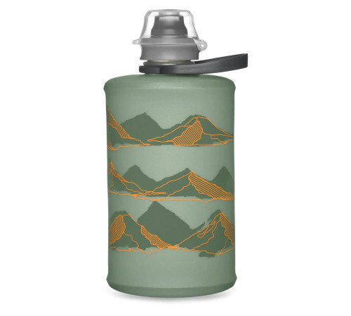 Пляшка м'яка HydraPak 350 мл Stow Mountains Sutro, зелена