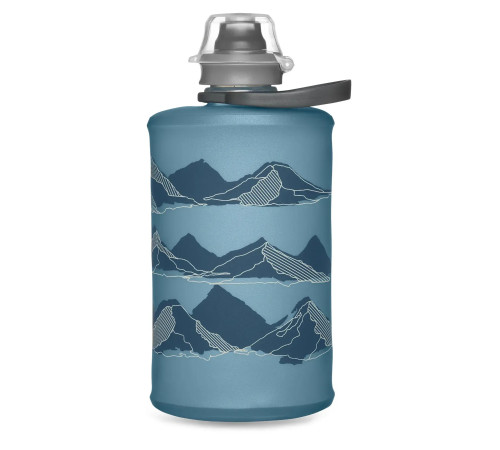 Пляшка м'яка HydraPak 350 мл Stow Mountains Tahoe, синя Пляшка м'яка HydraPak 350 мл Stow Mountains Tahoe, синя