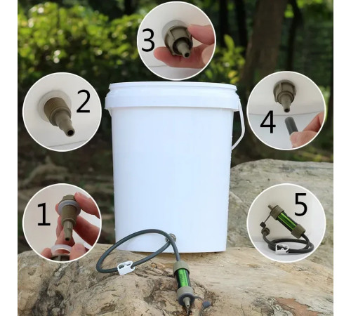 Фільтр для води портативний Miniwell L630 2000L, хакі Фільтр для води портативний Miniwell L630 2000L, хакі