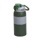 Термос Yiwu HP-14-5GR Sport 600 мл з мундштуком і ручкою, сіро-зелений