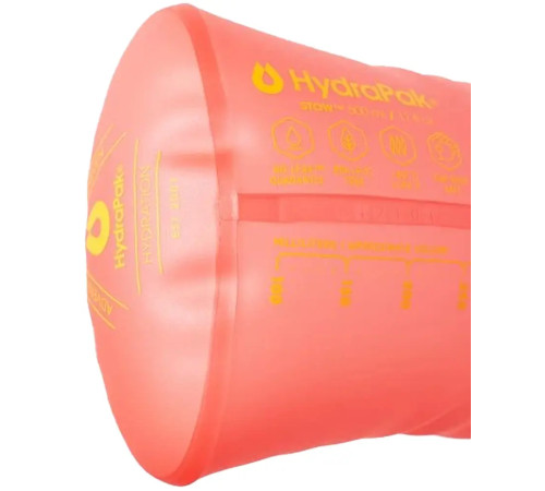 Пляшка м'яка HydraPak 500 мл Stow - червона Пляшка м'яка HydraPak 500 мл Stow - червона
