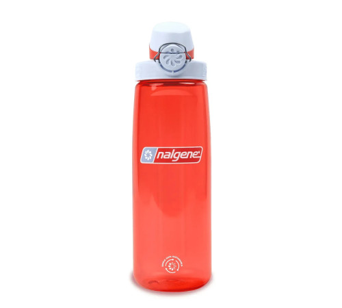 Пляшка для води Nalgene 710 мл OTF, червоно-білий