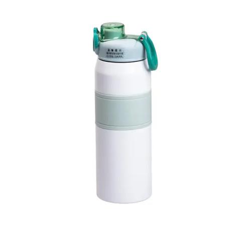 Термос Yiwu HP-14-6M Sport 800 мл з мундштуком і ручкою, м'ятний Термос Yiwu HP-14-6M Sport 800 мл з мундштуком і ручкою, м'ятний