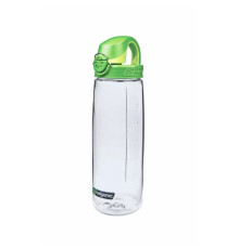 Пляшка для води Nalgene 750 мл OTF Clear with Black Cap, зелена