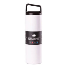 Термос Yiwu Bottle Sport 500 мл з ручкою, білий