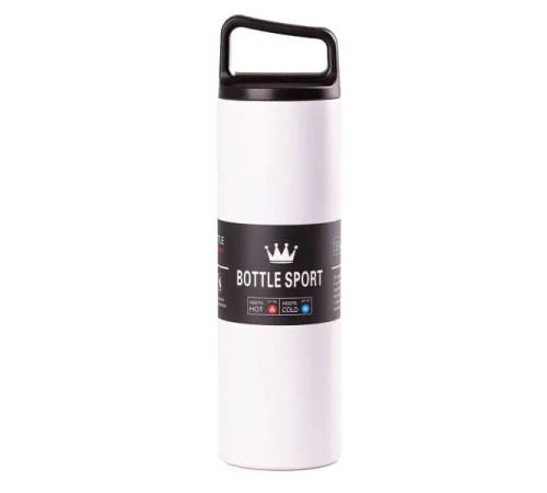 Термос Yiwu Bottle Sport 500 мл з ручкою, білий Термос Yiwu Bottle Sport 500 мл з ручкою, білий