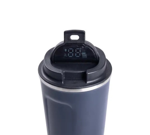 Термочашка Yiwu Coffee 380 мл з датчиком температури, синя Термочашка Yiwu Coffee 380 мл з датчиком температури, синя