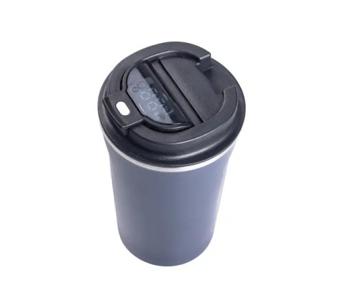 Термочашка Yiwu Coffee 380 мл з датчиком температури, синя Термочашка Yiwu Coffee 380 мл з датчиком температури, синя