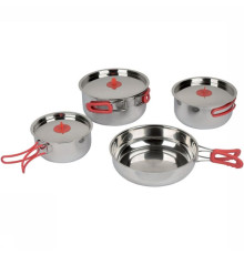 Посуд туристичний Coghlans Stainless Steel Cook Set 1814 