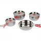 Посуд туристичний Coghlans Stainless Steel Cook Set 1814
