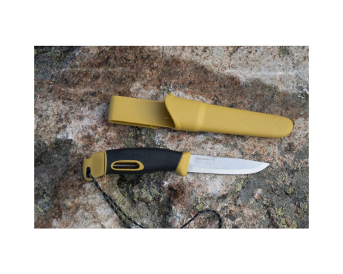 Ніж туристичний 2в1 Morakniv Companion Spark (S) - жовтий