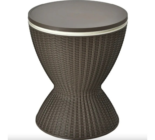 Стіл-холодильник Costway Curver, 30 л коричневий