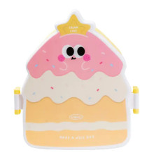 Ланч-бокс дитячий TS Kitchen зі столовими приладами Cake 20 х 18 х 8 см, різнокольоровий