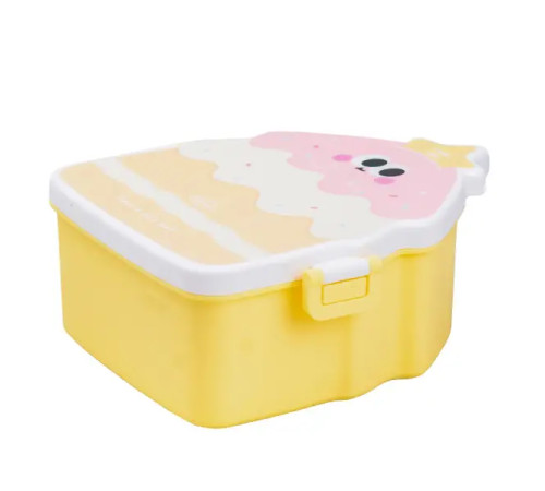 Ланч-бокс дитячий TS Kitchen зі столовими приладами Cake 20 х 18 х 8 см, різнокольоровий Ланч-бокс дитячий TS Kitchen зі столовими приладами Cake 20 х 18 х 8 см, різнокольоровий