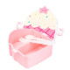 Ланч-бокс дитячий TS Kitchen зі столовими приладами Cake 20 х 18 х 8 см, рожевий