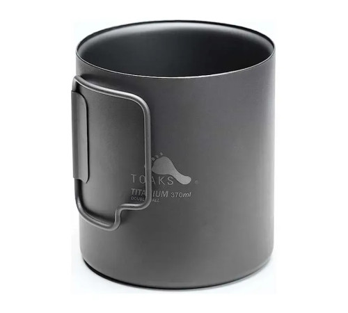Кружка Toaks Titanium 370 мл Double Wall Cup