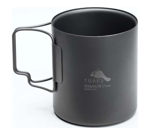 Кружка Toaks Titanium 370 мл Double Wall Cup
