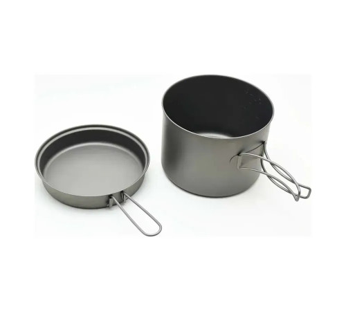 Набір посуду каструля + пательня Toaks Titanium 1600 мл Pot with Pan