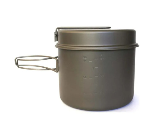Набір посуду каструля + пательня Toaks Titanium 1600 мл Pot with Pan