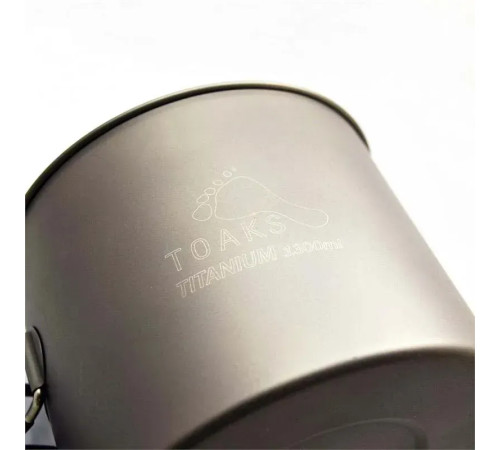 Казанок Toaks Titanium 1300 мл Pot Казанок Toaks Titanium 1300 мл Pot