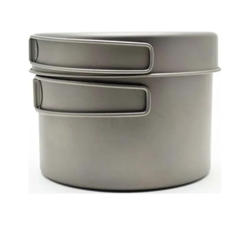 Набір посуду каструля + пательня Toaks Titanium 1300 мл Pot with Pan