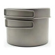 Набір посуду каструля + пательня Toaks Titanium 1300 мл Pot with Pan