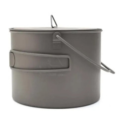 Каструля з розкладними ручками Toaks Titanium 1300 мл Pot with Bail Handle