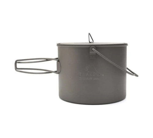 Каструля з розкладними ручками Toaks Titanium 1300 мл Pot with Bail Handle Каструля з розкладними ручками Toaks Titanium 1300 мл Pot with Bail Handle