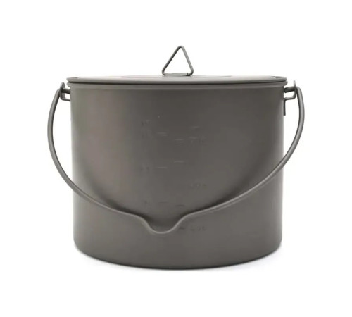 Каструля з розкладними ручками Toaks Titanium 1300 мл Pot with Bail Handle Каструля з розкладними ручками Toaks Titanium 1300 мл Pot with Bail Handle