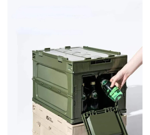 Контейнер складаний Mobi Garden NX21671009 80 л, зелений Контейнер складаний Mobi Garden NX21671009 80 л, зелений